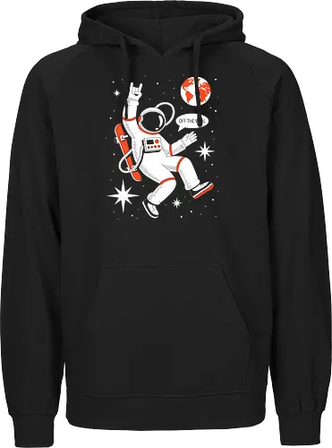 Skateboard Astronaut Space Humor Art