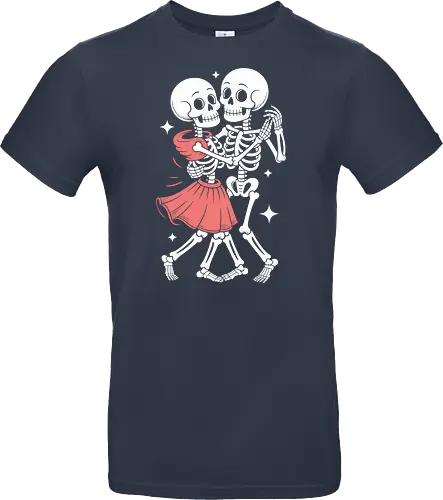 Dancing Skeletons Retro Gothic Romance