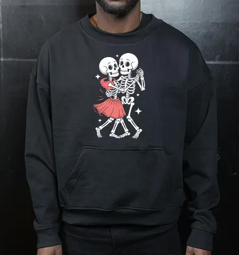 Dancing Skeletons Retro Gothic Romance