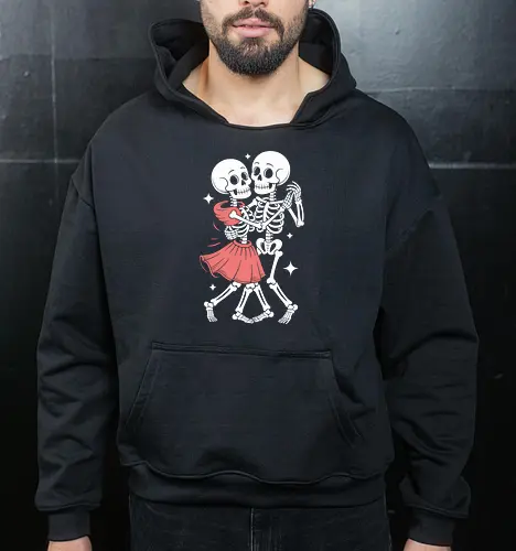 Dancing Skeletons Retro Gothic Romance