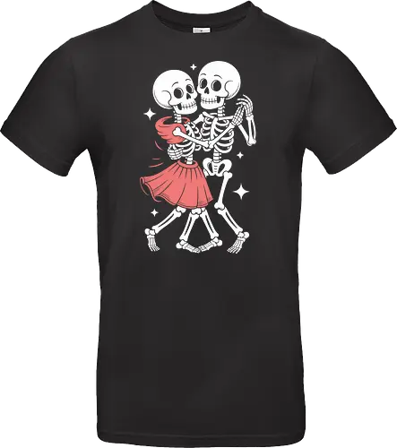 Dancing Skeletons Retro Gothic Romance