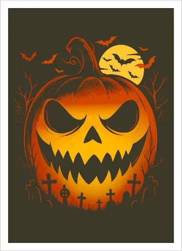 Scary Halloween Pumpkin