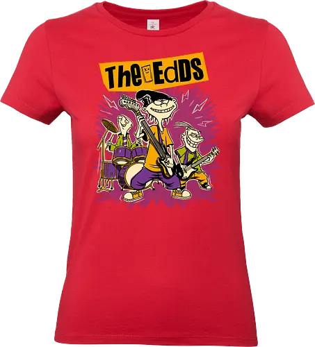 Cartoon Rock Band  - Animation, Animated, Cartoon, Rock And Roll, Punk Rock, Hard Rock, Alternative Rock, Alternative, Grunge, Music, Music Group, Music Band, Band - Standard T-Shirt (Women)