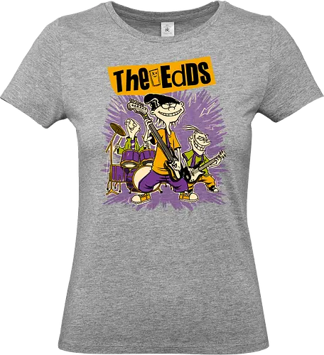 Cartoon Rock Band  - Animation, Animated, Cartoon, Rock And Roll, Punk Rock, Hard Rock, Alternative Rock, Alternative, Grunge, Music, Music Group, Music Band, Band - Standard T-Shirt (Women)
