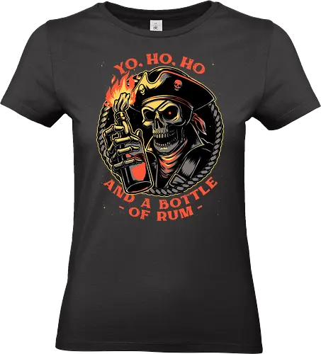 Revolution Pirate Song  - Pirate, Pirate Ship, Pirates, Song, Shanty, Music, Fantasy, Dark Fantasy, Skull, Skeleton, Creepy, Spooky, Molotov, Revolution, Fire - Standard T-Shirt (Women)