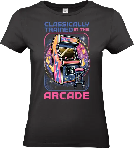 Classic Arcade - Gaming, gamer, vintage, retro gamer, video games, arcade, classic - Standard T-Shirt (Women)