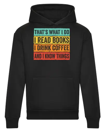 Read books and know things - Heavyweight Hoodie