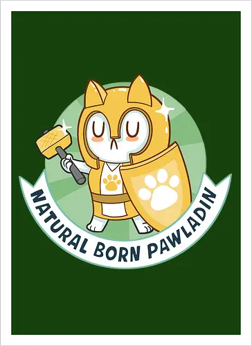 RPG Cats - Natural Born Pawladin