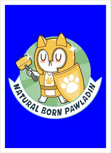 RPG Cats - Natural Born Pawladin