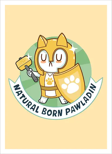 RPG Cats - Natural Born Pawladin