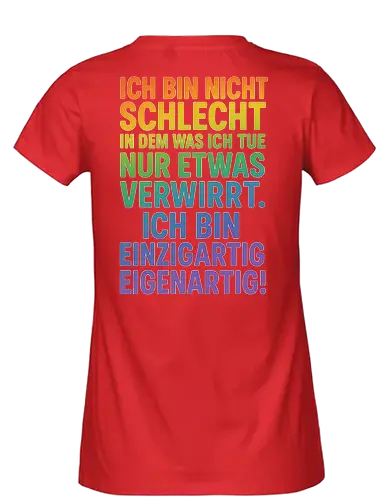 #SteffsMottoRainbow - Twitch, Streamer, Katze, Smilow, Motto - Fairtrade Girl Shirt