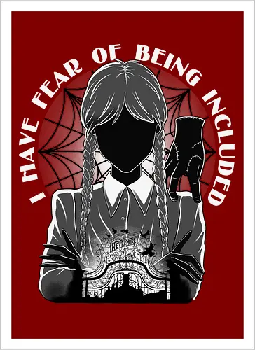 FOBI - Wednesday, Addams, Addams Family - Artprint