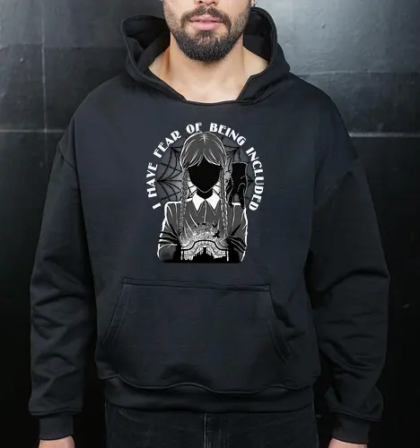 FOBI - Wednesday, Addams, Addams Family - Cropped Hoodie