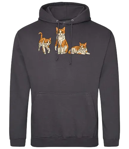 3 mal Milow - Smilow, Twitch, Streamer, Katze, Polygon - Standard Hoodie