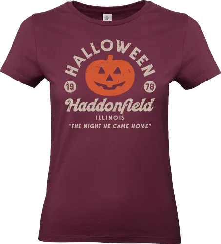 The Night He Came Home - michael myers, haddonfield, 1978, retro movie, horror movie, the night he came home, slasher movie - Standard T-Shirt (Women)