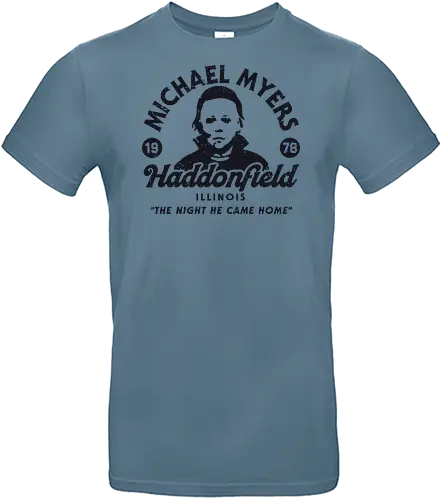 Evil is on the loose! - michael myers, haddonfield, horror movie, retro movie, 80s movie, halloween, halloween movie, john carpenter - Standard T-Shirt