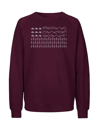 american adventure flag  - adventure, outdoor, hiking, camping, mountain, jungle, forest, flag, hobby - Fairtrade Sweatshirt