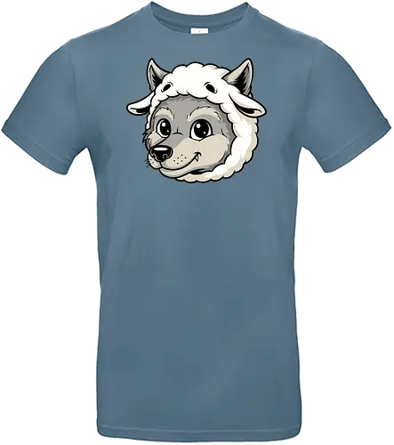 Cute but Dangerous - wolf in sheep’s clothing, cute wolf art, funny wolf design, dangerous but cute, kawaii wolf illustration, cartoon wolf design, dark humor art, ironic animal art, bold graphic design, unique t-shirt print, POD design wolf, retro cartoon animal, clever illustration, funny predator prey art, stylish wolf art, sheep disguise wolf, humor animal design, alternative art print, wolf lover gift, bold streetwear wolf - Standard T-Shirt