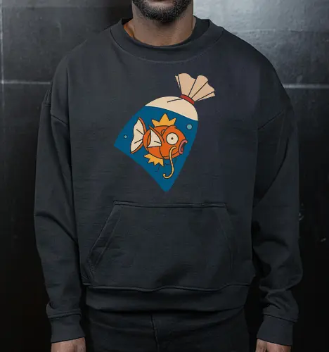 Fish in a Bag Splash Pocket Anime Art