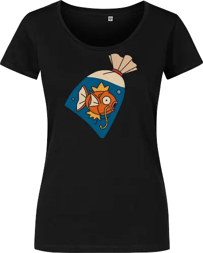 Fish in a Bag Splash Pocket Anime Art