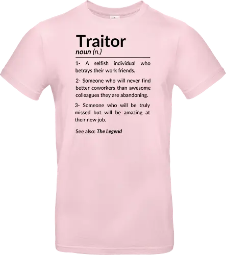 Lustiges Abschiedsgeschenk für Kollegen – Goodbye Traitor