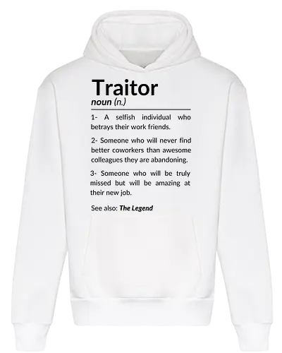 Lustiges Abschiedsgeschenk für Kollegen – Goodbye Traitor