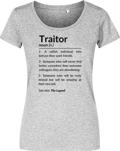 Lustiges Abschiedsgeschenk für Kollegen – Goodbye Traitor
