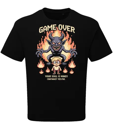 Pixel Demon Game Over