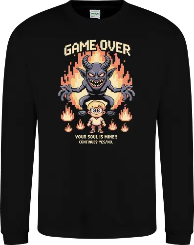 Pixel Demon Game Over