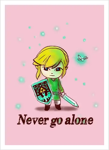 Never go alone