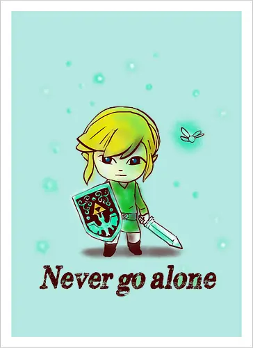 Never go alone