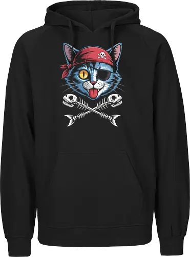 Pirate Cat Skull Crossbones