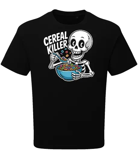 Cereal Killer Skeleton Funny