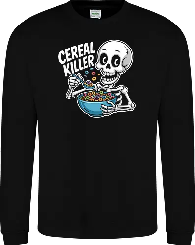 Cereal Killer Skeleton Funny