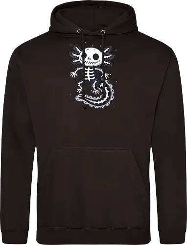 Skeleton Axolotl Cute Spooky