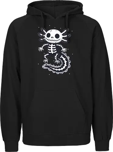 Skeleton Axolotl Cute Spooky