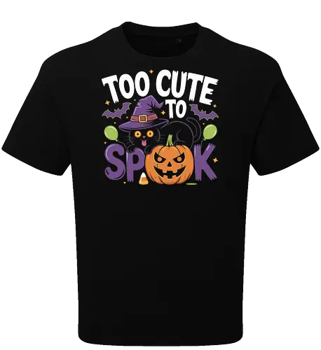 Too Cute To Spook Halloween Cat