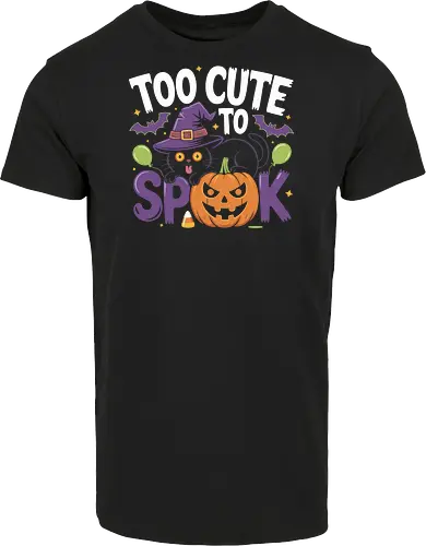Too Cute To Spook Halloween Cat