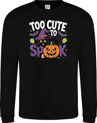 Too Cute To Spook Halloween Cat