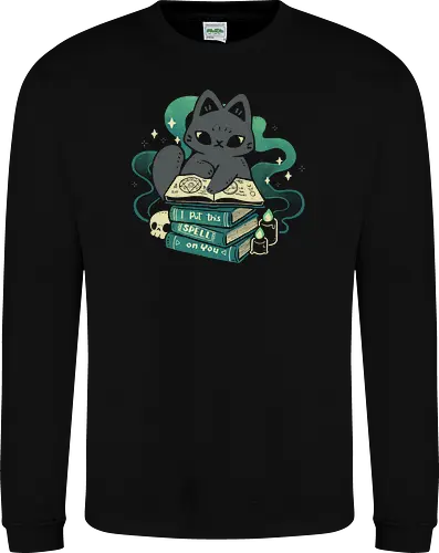 Magical Cat with Spellbook
