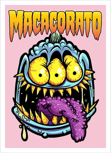MACACORATO - Dreifach-Observer - Underground Monster Kunst