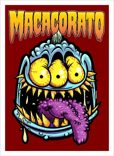 MACACORATO - Dreifach-Observer - Underground Monster Kunst