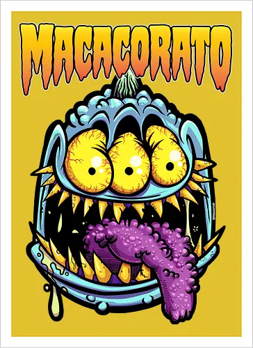 MACACORATO - Dreifach-Observer - Underground Monster Kunst
