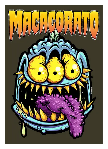 MACACORATO - Dreifach-Observer - Underground Monster Kunst