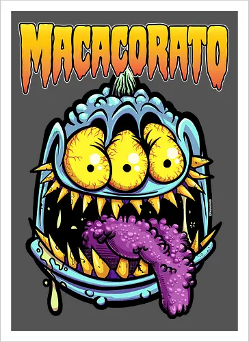 MACACORATO - Dreifach-Observer - Underground Monster Kunst
