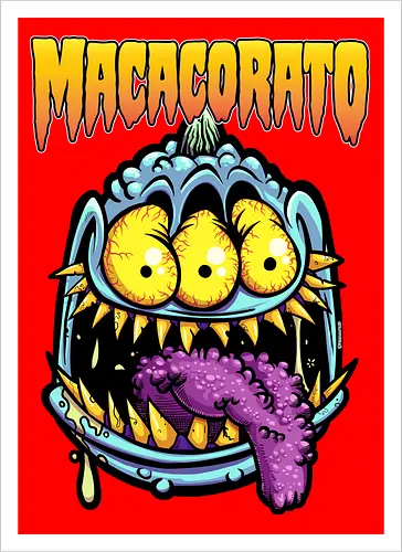 MACACORATO - Dreifach-Observer - Underground Monster Kunst