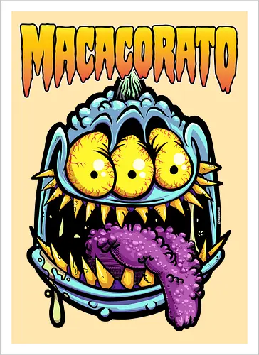 MACACORATO - Dreifach-Observer - Underground Monster Kunst
