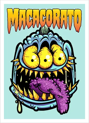 MACACORATO - Dreifach-Observer - Underground Monster Kunst