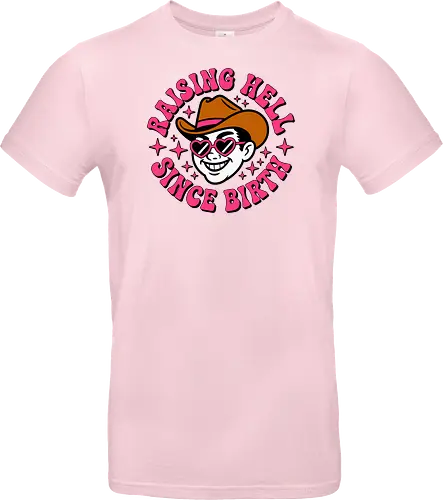 Raising Hell Since Birth Retro Funny