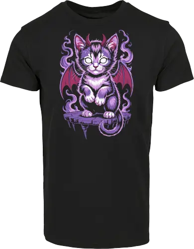 Demon Cat with Wings Gothic